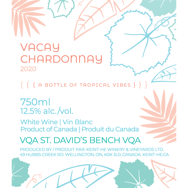 2020 Vacay Chardonnay